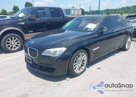 2013 BMW 750I xDrive из США, поврежденный, VIN WBAYB6C54DD223791